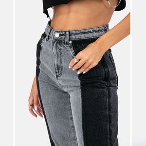 Adika Nori Color Block Jeans size large